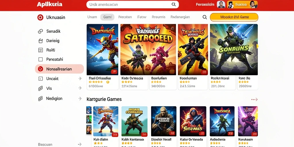 Tangkapan layar menunjukkan karakter utama dalam aksi.
