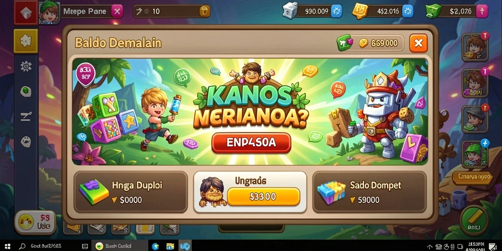 Tampilan awal yang menarik dan mudah dinavigasi.