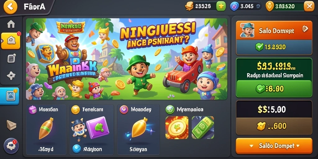 Tampilan antarmuka utama aplikasi BIGBET78.
