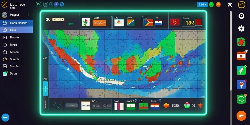Antarmuka utama DEWATOGEL yang menarik.