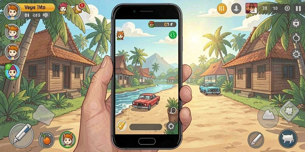 Tampilan antarmuka DULTOGEL yang intuitif.