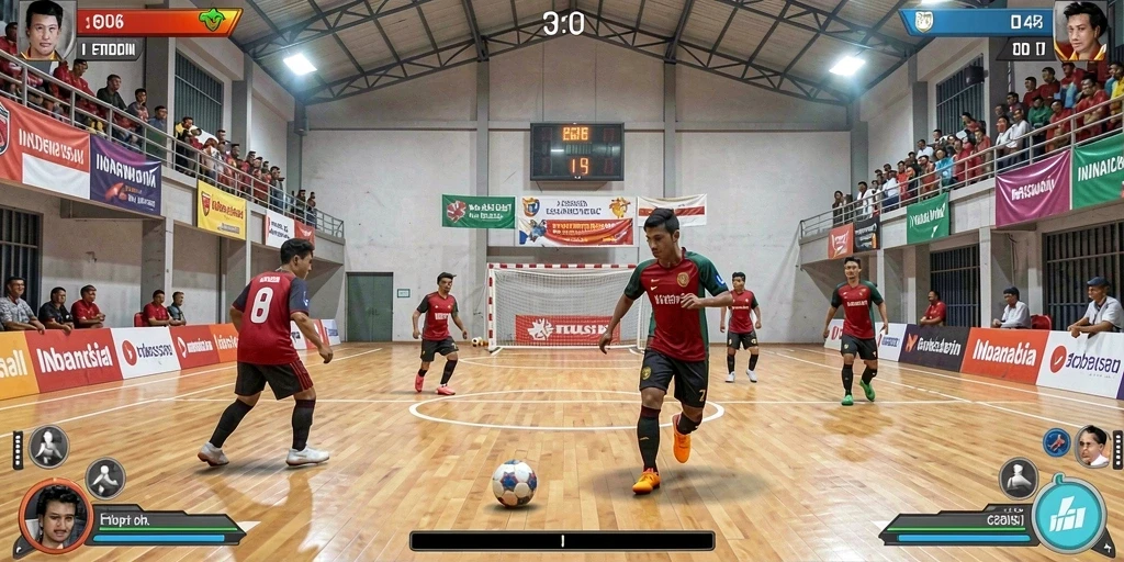 Gambar menunjukkan karakter utama dalam aksi petualangan.