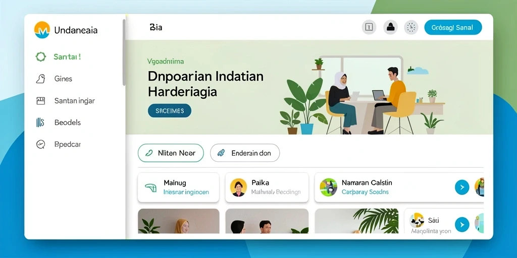 Tampilan antarmuka aplikasi yang menarik.