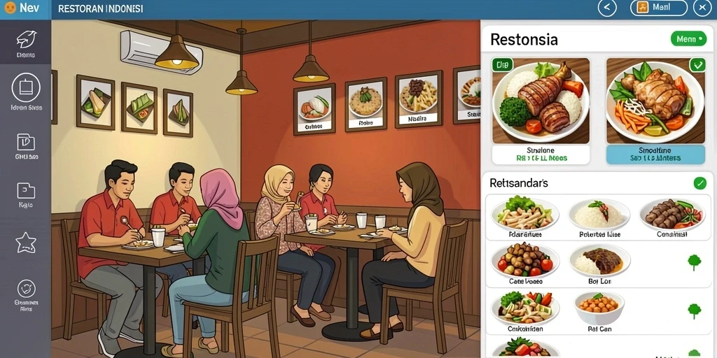Tampilan antarmuka yang user-friendly.