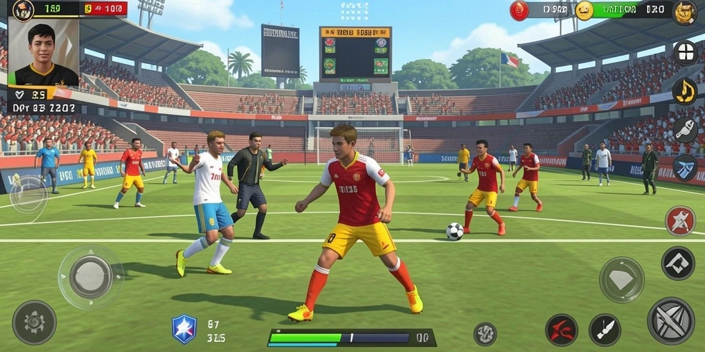 Tampilan antarmuka game yang menarik.