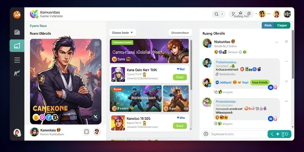 Tampilan antarmuka game yang menarik dan mudah dipahami.