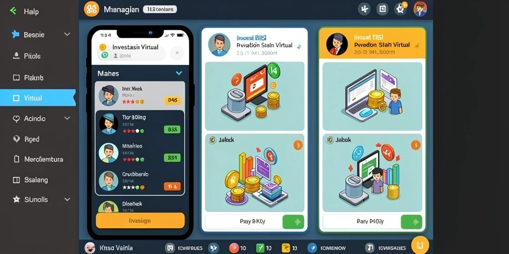 Screenshot menampilkan gameplay P200M yang menarik.