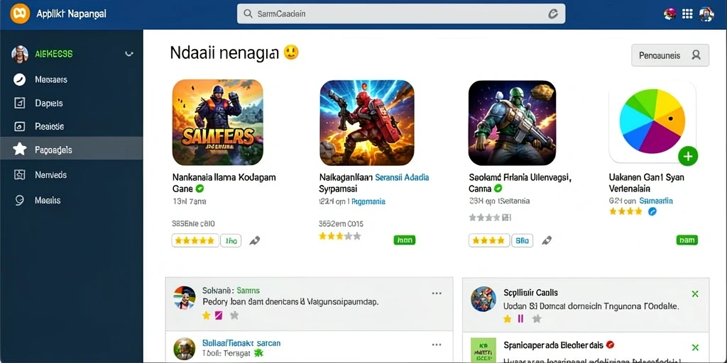 Tampilan antarmuka pengguna PAKBOSTOGEL yang sederhana dan intuitif.
