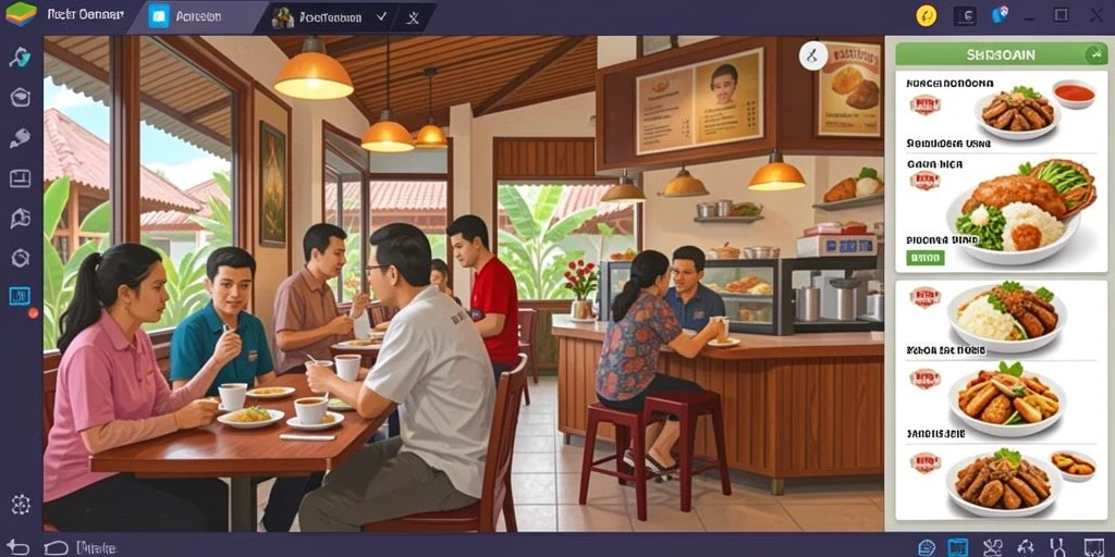 Tampilan awal PISANG123 yang menarik.