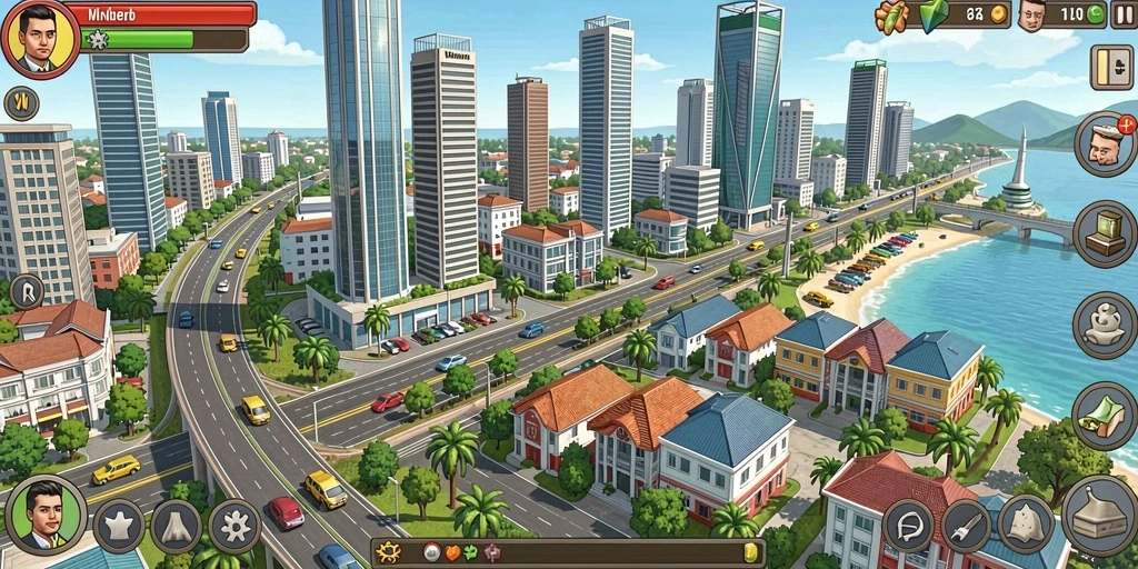 Screenshot RK55 menunjukkan karakter utama dalam aksinya.