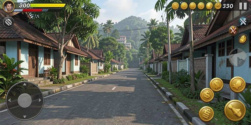 Tampilan awal aplikasi TVTOTO yang menarik.
