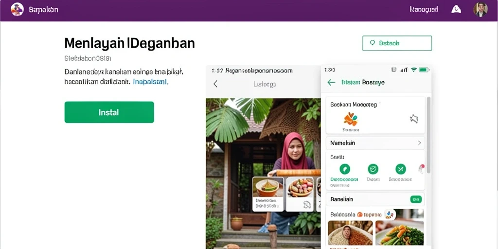 Antarmuka yang sederhana dan mudah dinavigasi.